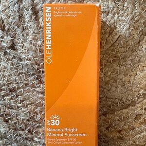 Ole Henriksen Sunscreen with Orange Packaging